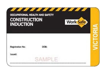 Construction Induction Card